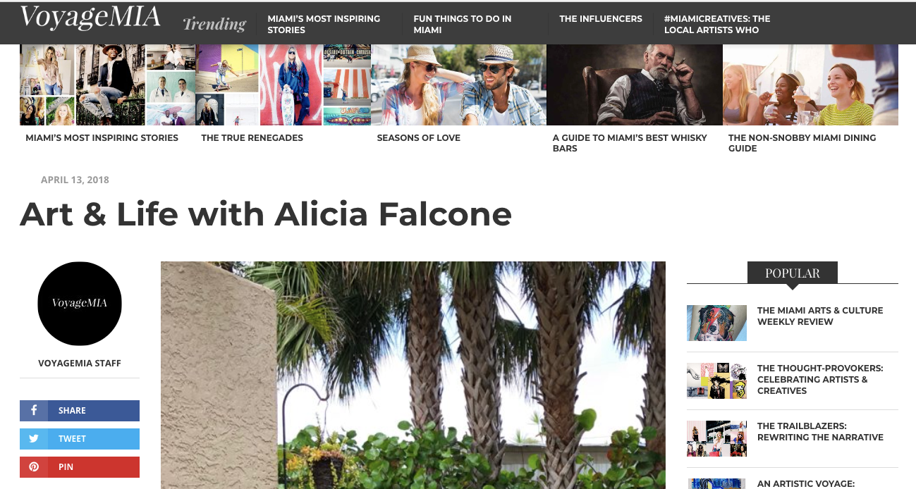 Art & Life with Alicia Falcone