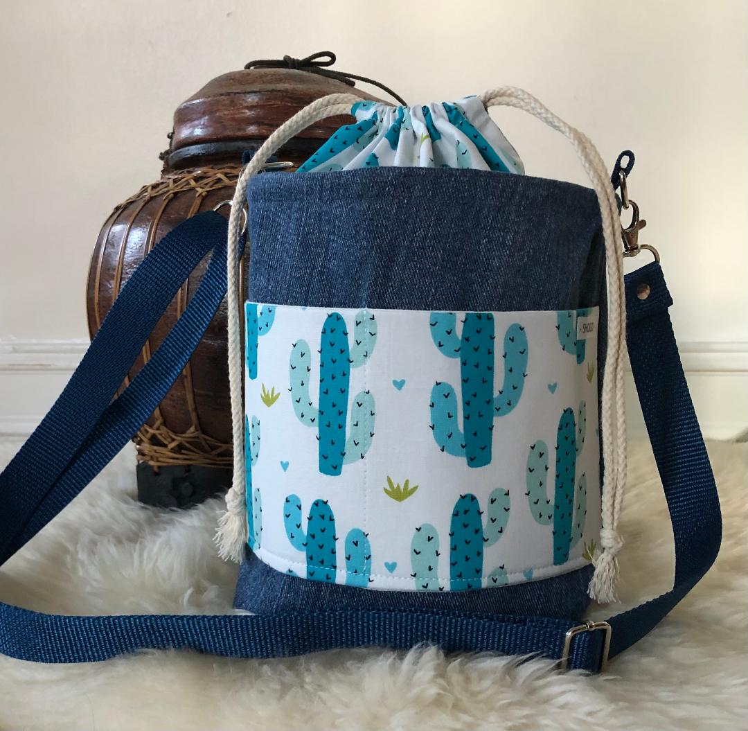 Denim  Bucket Bags