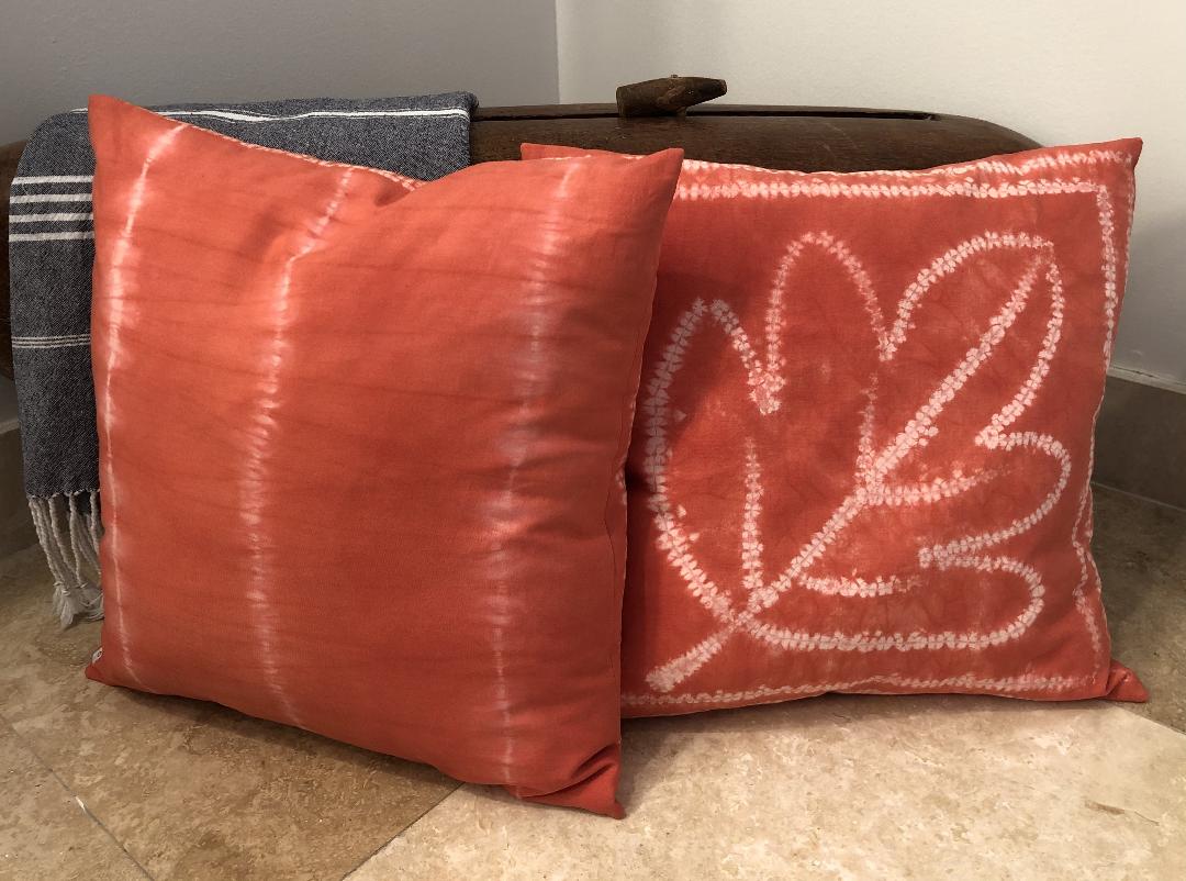 Ori-Nui Shibori Throw Pillows