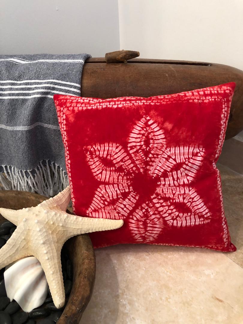 Ori-Nui Shibori Throw Pillows