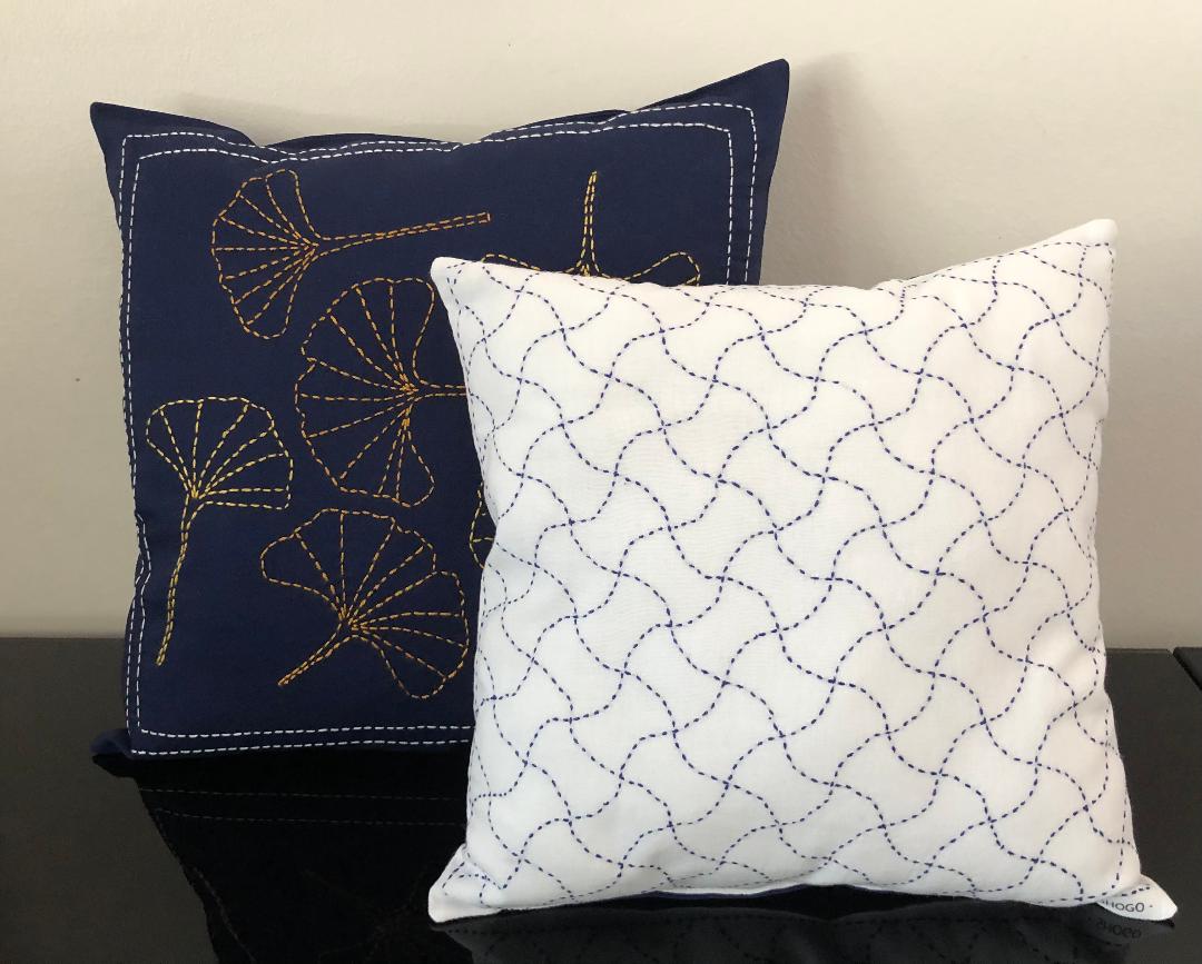 Sashiko Throw Pillows