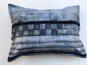 Thai Indigo Shibori Throw Pillows