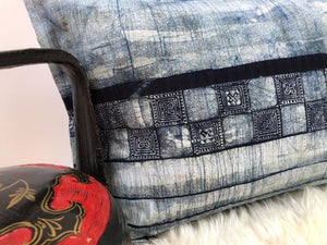 Thai Indigo Shibori Throw Pillows