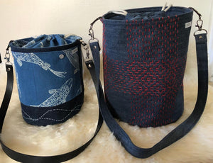 Denim  Bucket Bags