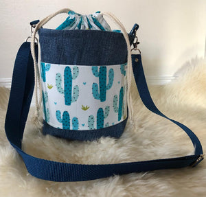 Denim  Bucket Bags