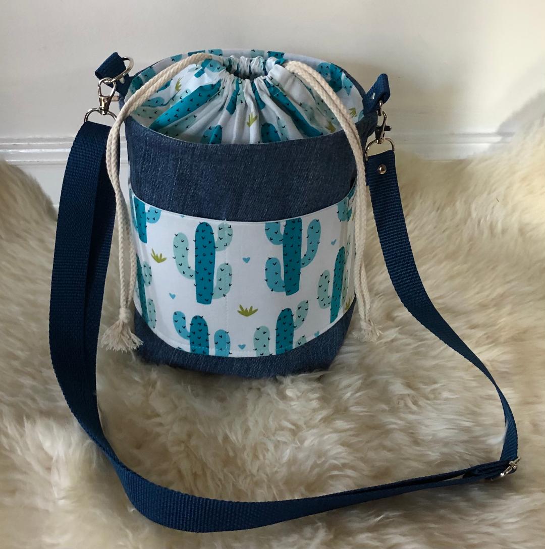 Denim  Bucket Bags