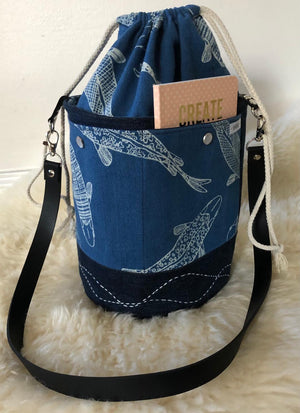 Denim  Bucket Bags