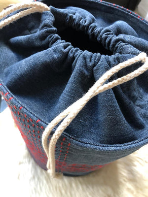 Denim  Bucket Bags