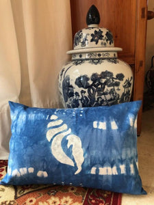 Indigo Shibori Throw Pillows