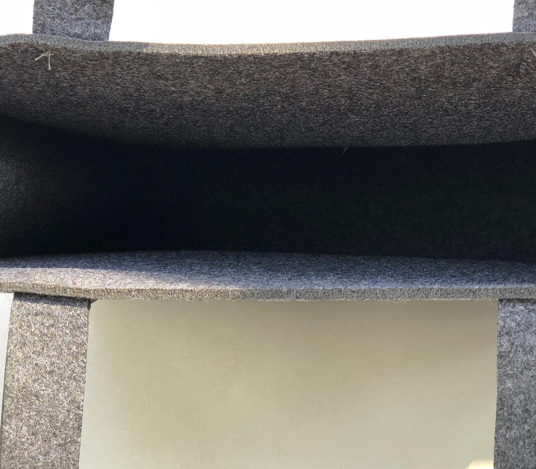 Customized Dark Grey Handbag  Meditation Collection