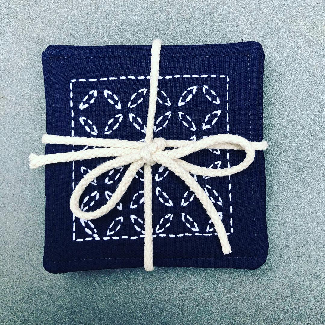 Sashiko Coasters