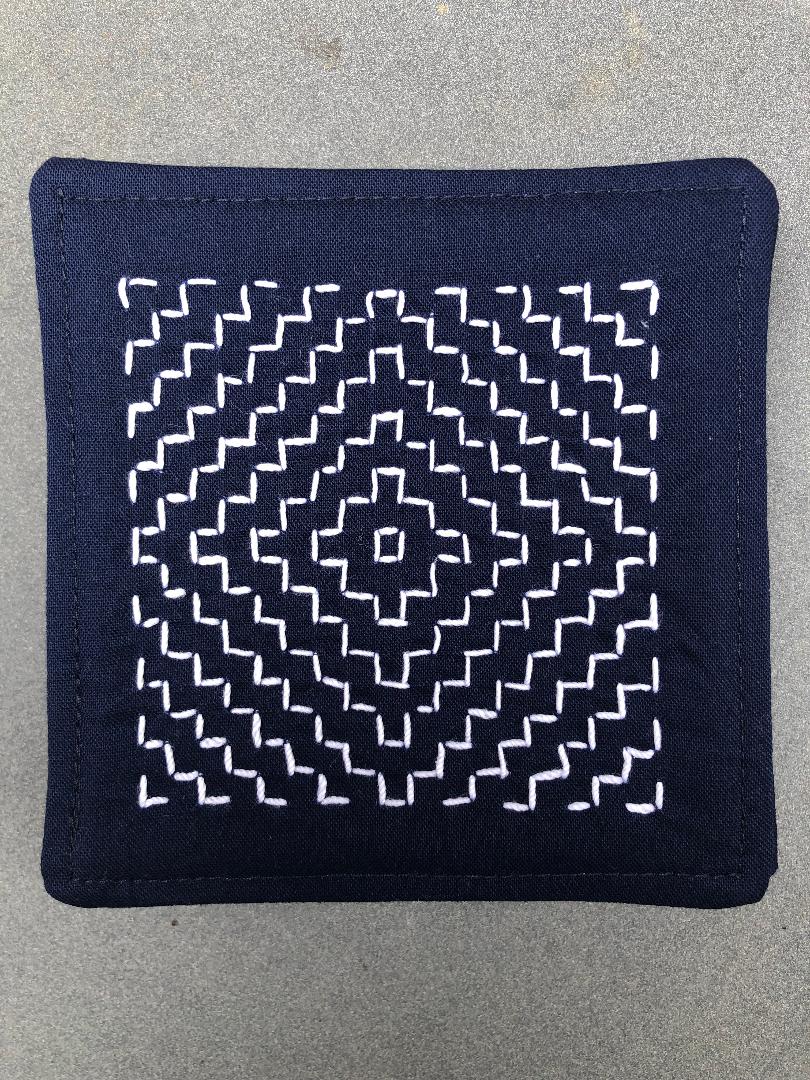 Sashiko Coasters