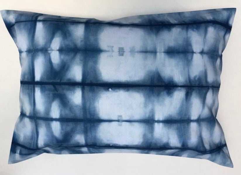 Indigo Shibori Throw Pillows