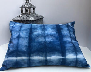 Indigo Shibori Throw Pillows