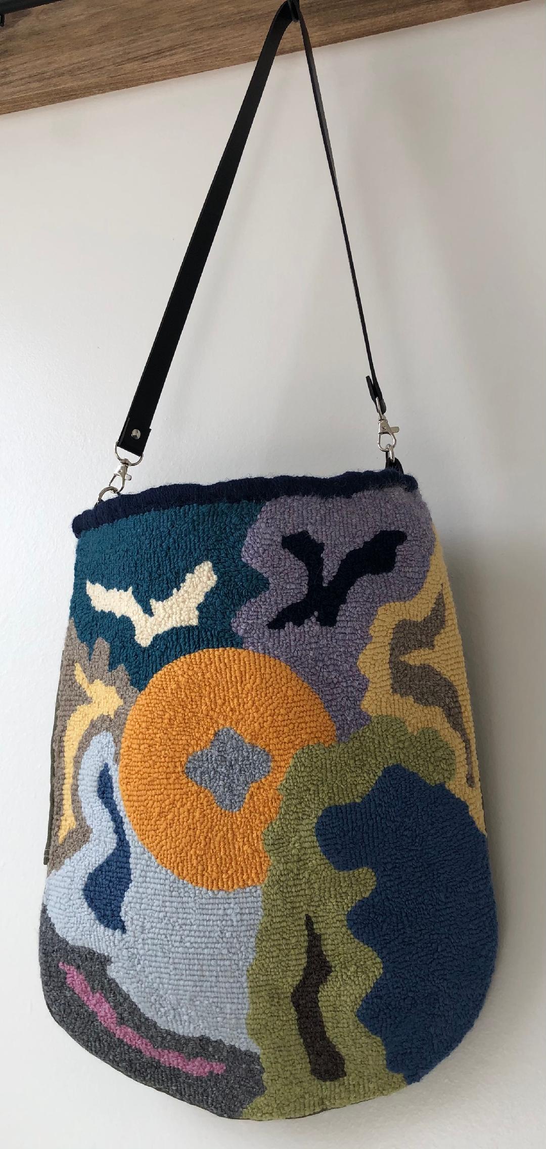 Punch Needle Tote Bag and Pouch