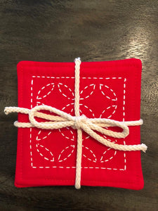 Sashiko Coasters