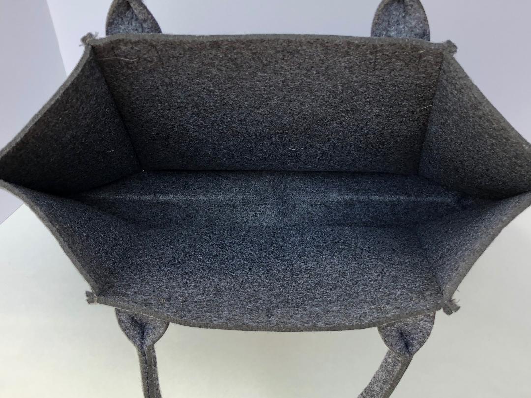 Customized Dark Grey Handbag   Meditation Collection