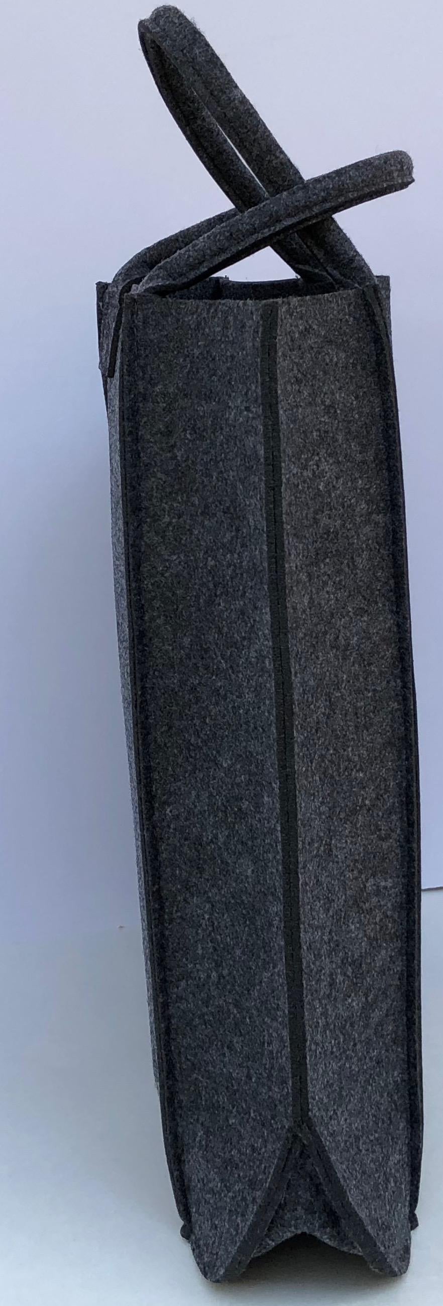 Customized Dark Grey Handbag   Meditation Collection