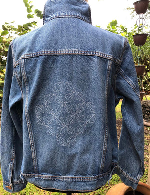 Sashiko on sale denim jacket