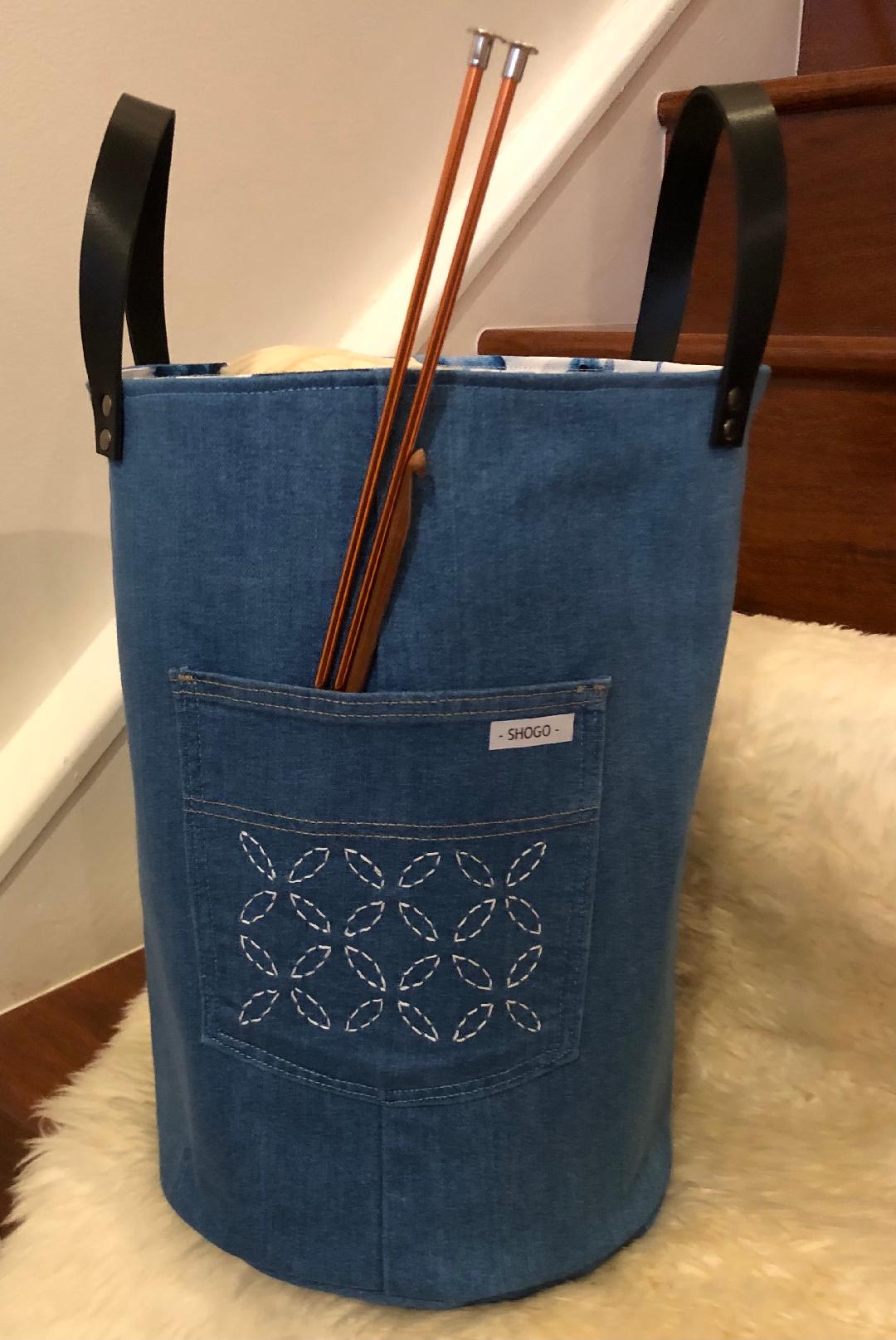 Denim Storage Baskets