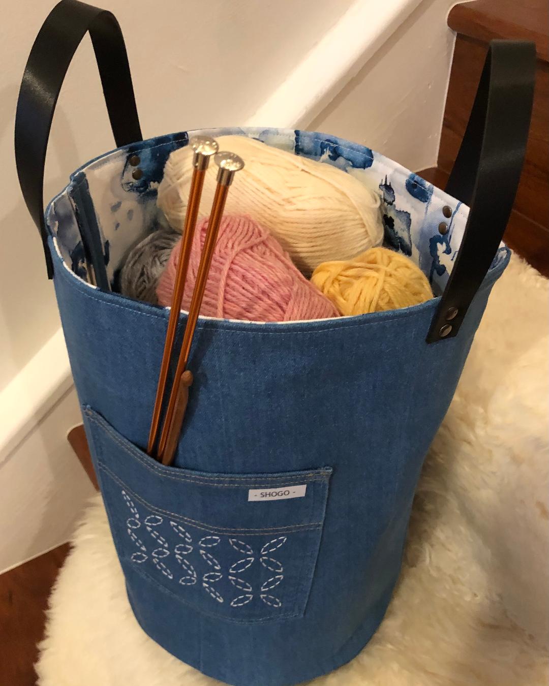 Denim Storage Baskets