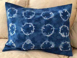 Indigo Shibori Throw Pillows