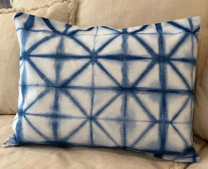 Indigo Shibori Throw Pillows