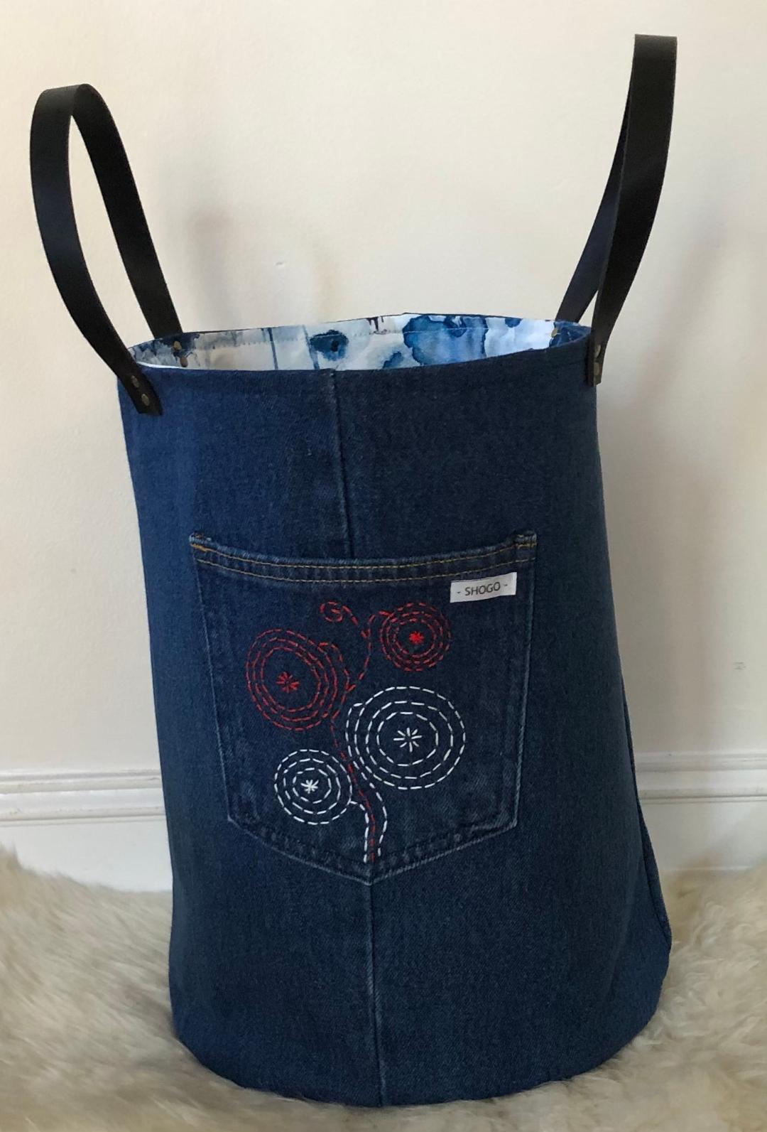 Denim Storage Baskets