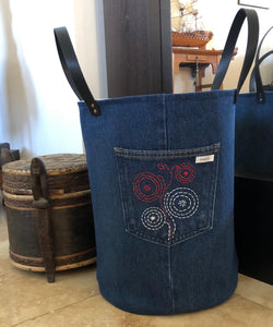 Denim Storage Baskets