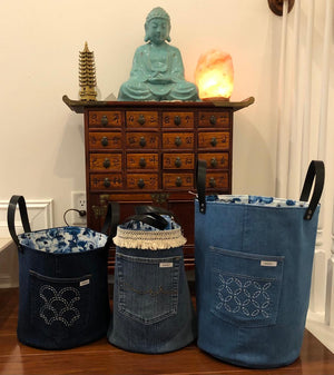 Denim Storage Baskets