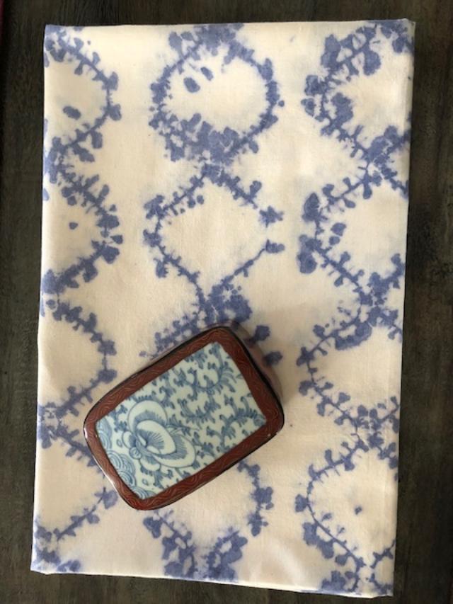 Shirokage Shibori Tablecloth